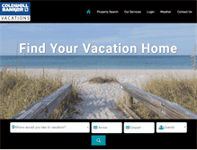 Tablet Screenshot of cbfloridavacations.com